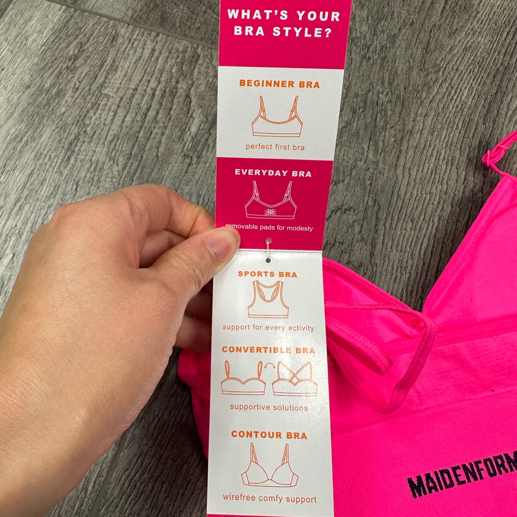 Maidenform Girls Pink Training Bra — image 8 of 8